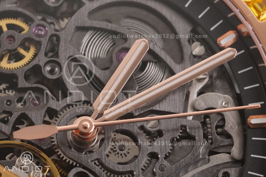 Royal Oak 41mm Frosted 15412 RG THBF 1:1 Best Edition Rainbow Bezel on RG Bracelet SA3132 V2