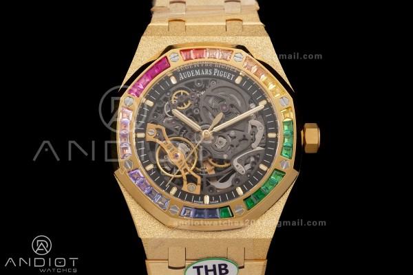 Royal Oak 41mm Frosted 15412 YG THBF 1:1 Best Edit...