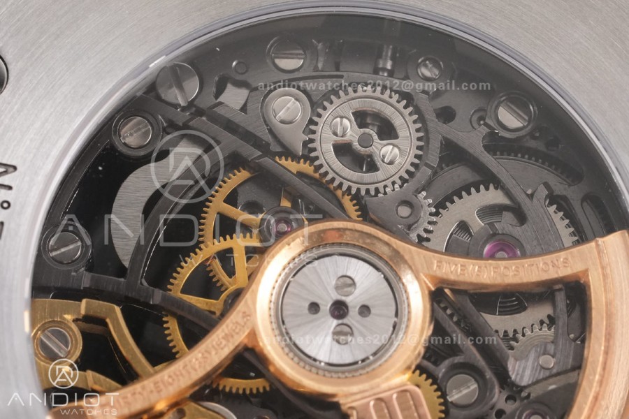 Royal Oak 41mm Openworked 15412 SS THBF 1:1 Best Edition Diamond Bezel on SS Bracelet SA3132 V2