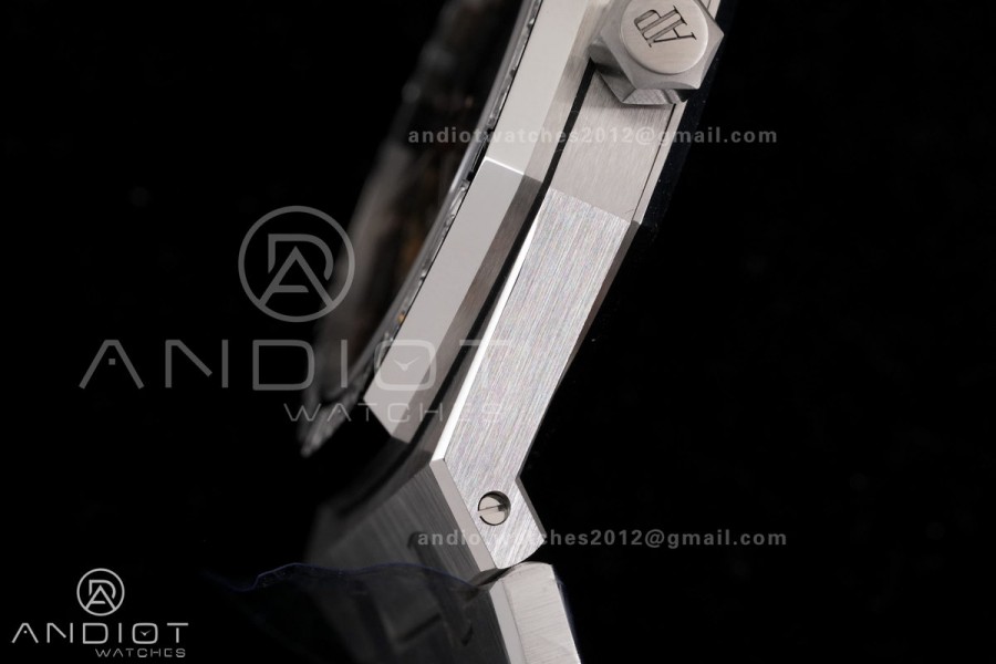 Royal Oak 41mm Openworked 15412 SS THBF 1:1 Best Edition Diamond Bezel on SS Bracelet SA3132 V2