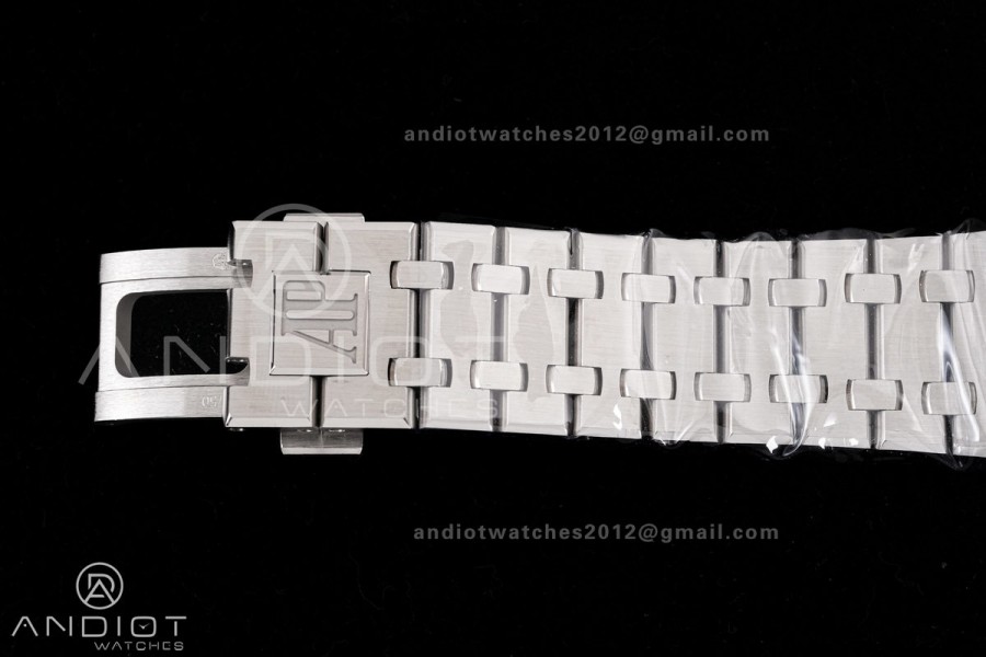 Royal Oak 41mm Openworked 15412 SS THBF 1:1 Best Edition Diamond Bezel on SS Bracelet SA3132 V2
