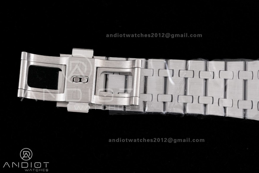 Royal Oak 41mm Openworked 15412 SS THBF 1:1 Best Edition Diamond Bezel on SS Bracelet SA3132 V2