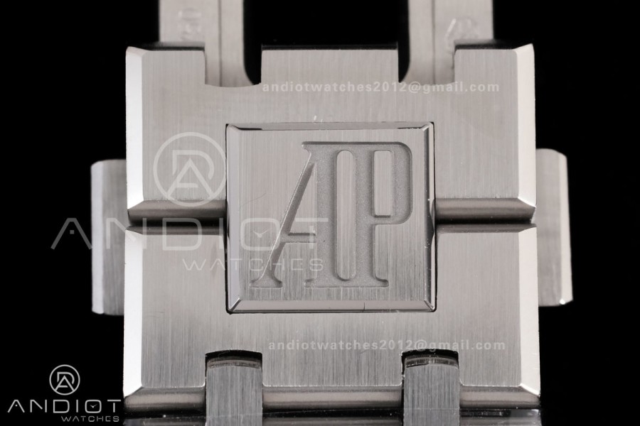 Royal Oak 41mm Openworked 15412 SS THBF 1:1 Best Edition Diamond Bezel on SS Bracelet SA3132 V2