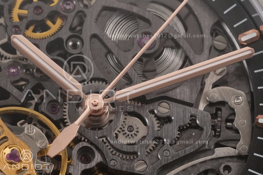 Royal Oak 41mm Openworked 15412 SS THBF 1:1 Best Edition Diamond Bezel on SS Bracelet SA3132 V2