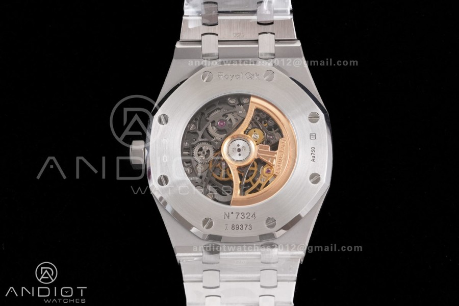 Royal Oak 41mm Openworked 15412 SS THBF 1:1 Best Edition Diamond Bezel on SS Bracelet SA3132 V2