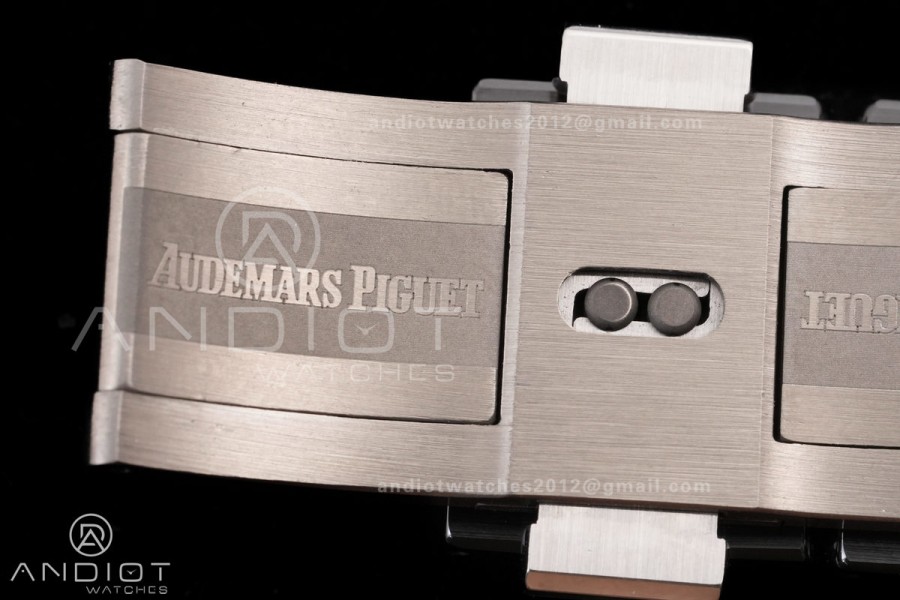 Royal Oak 41mm Openworked Ceramic 15416CE THBF 1:1 Best Edition Gold Dial on Ceramic Bracelet SA3132 V2