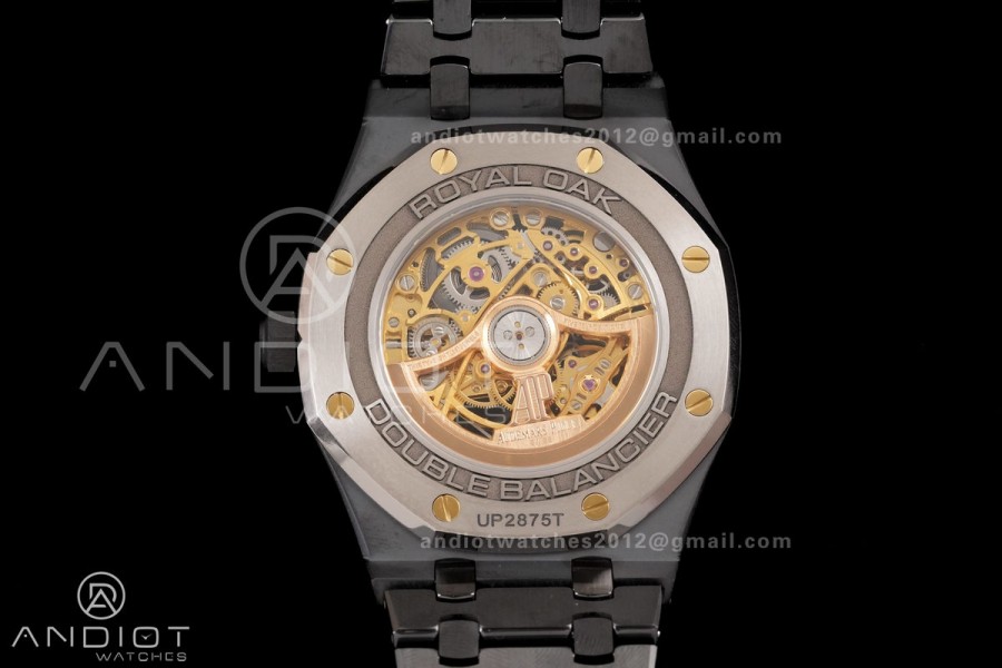 Royal Oak 41mm Openworked Ceramic 15416CE THBF 1:1 Best Edition Gold Dial on Ceramic Bracelet SA3132 V2