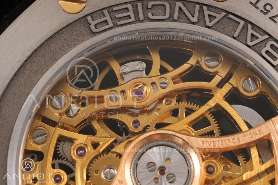 Royal Oak 41mm Openworked Ceramic 15416CE THBF 1:1 Best Edition Gold Dial on Ceramic Bracelet SA3132 V2
