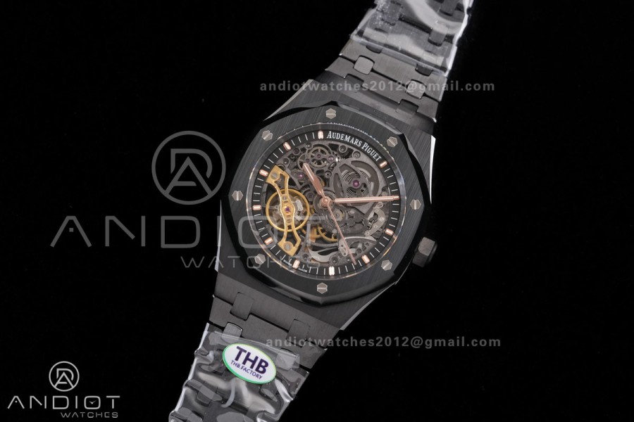 Royal Oak 41mm Openworked Ceramic 15416CE THBF 1:1 Best Edition on Ceramic Bracelet SA3132 V2