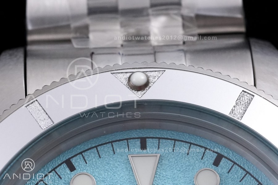 Heritage Black Bay M79000 37mm SS GRF 1:1 Best Edition Turquoise Dial on SS Bracelet A2824