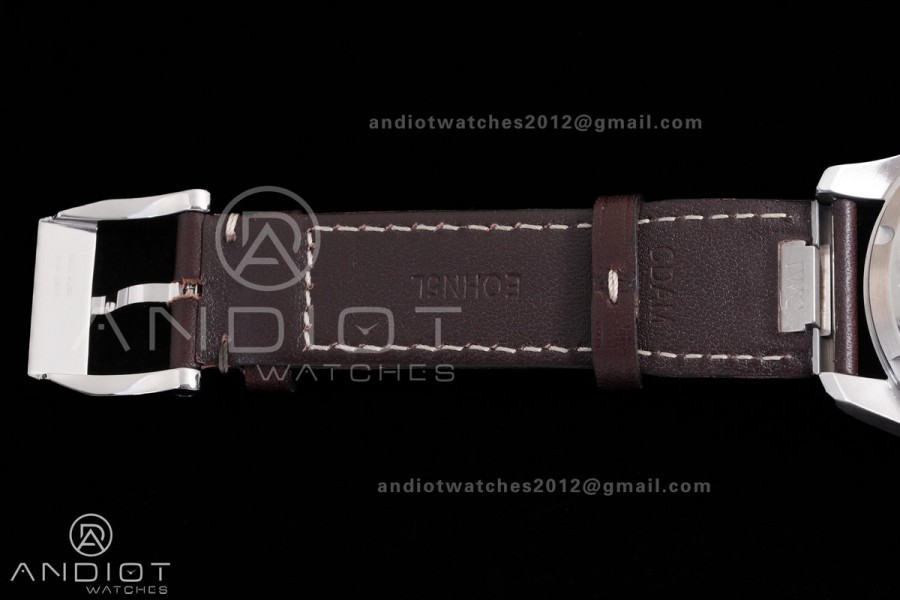 Pilot Chrono IW388103 APSF 1:1 Best Edition Green Dial on Brown Leather Strap SA69385 Super Clone