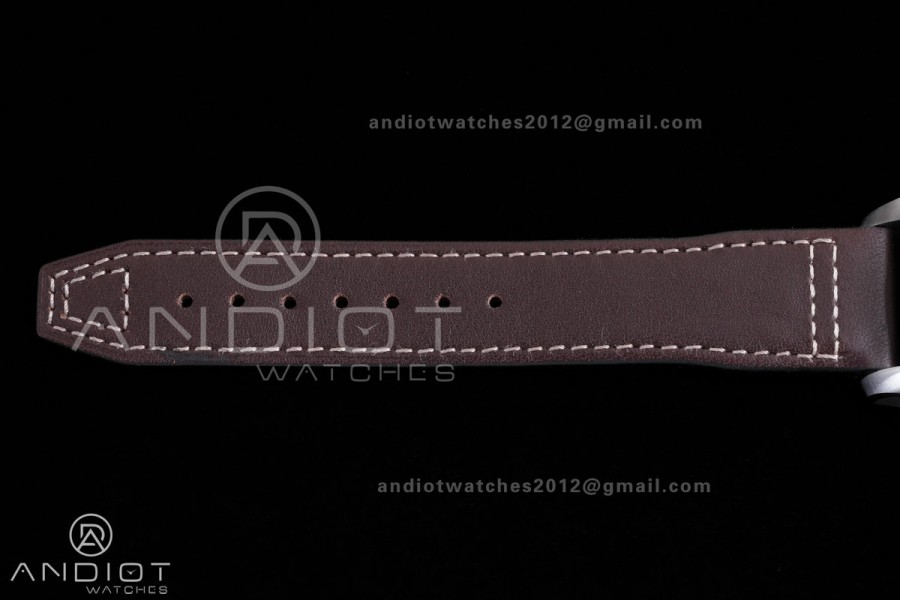 Pilot Chrono IW388103 APSF 1:1 Best Edition Green Dial on Brown Leather Strap SA69385 Super Clone