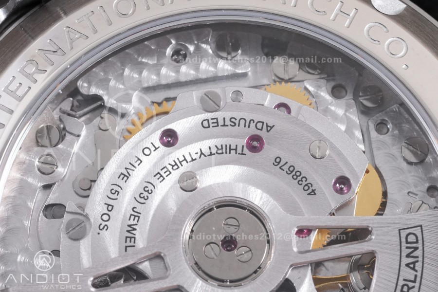 Pilot Chrono IW388104 APSF 1:1 Best Edition Green Dial on SS Bracelet SA69385 Super Clone