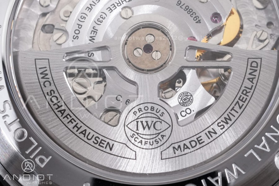 Pilot Chrono IW388101 APSF 1:1 Best Edition Blue Dial on Blue Leather Strap SA69385 Super Clone