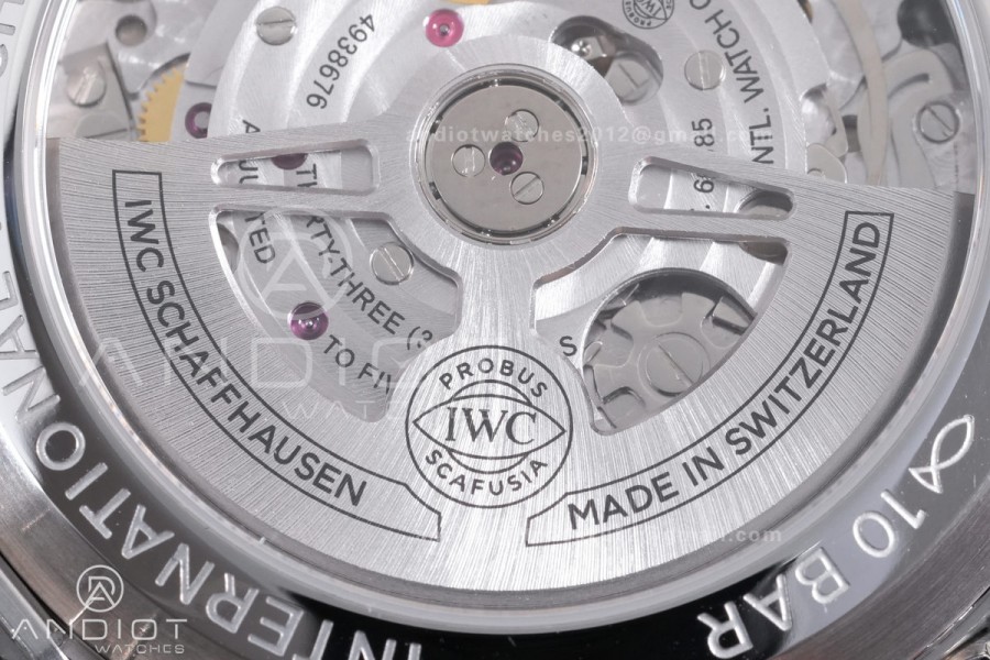 Pilot Chrono IW388102 APSF 1:1 Best Edition Blue Dial on SS Bracelet SA69385 Super Clone