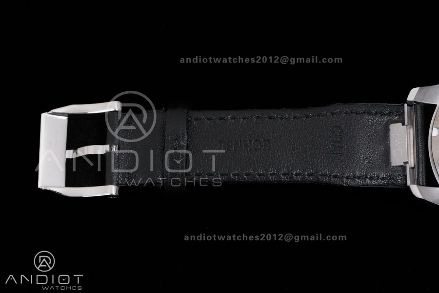 Pilot Chrono IW377709 APSF 1:1 Best Edition Blue Dial on Black Leather Strap SA69385 Super Clone