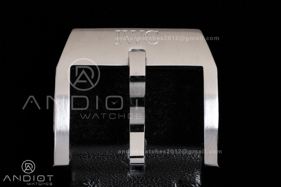 Pilot Chrono IW377709 APSF 1:1 Best Edition Blue Dial on Black Leather Strap SA69385 Super Clone