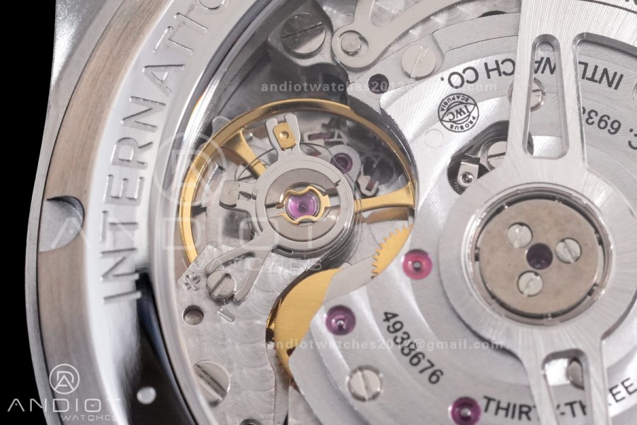 Pilot Chrono IW377709 APSF 1:1 Best Edition Blue Dial on Black Leather Strap SA69385 Super Clone