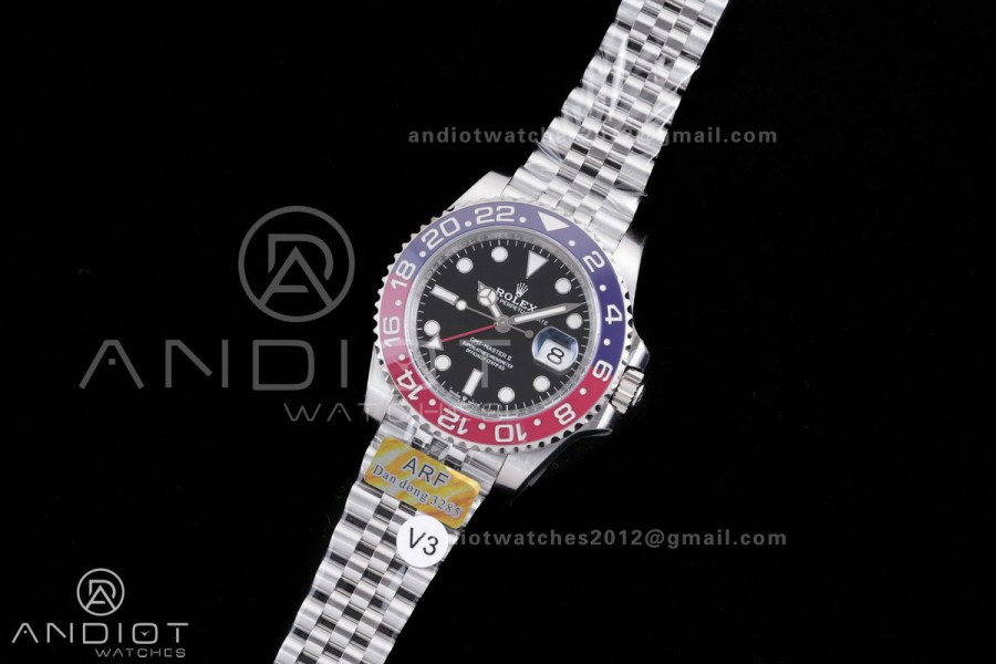 GMT-Master II 126710 BLRO Blue/Red Ceramic ARF Pepsi Best Edition on Jubilee Bracelet DD3285 V3