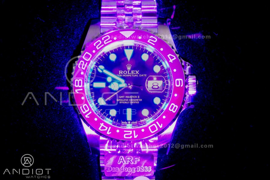 GMT-Master II 126710 BLRO Blue/Red Ceramic ARF Pepsi Best Edition on Jubilee Bracelet DD3285 V3