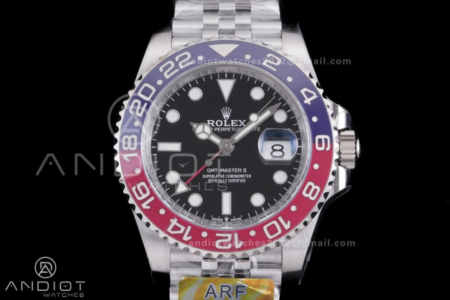 GMT-Master II 126710 BLRO Blue/Red Ceramic ARF Pepsi Best Edition on Jubilee Bracelet DD3285 V3