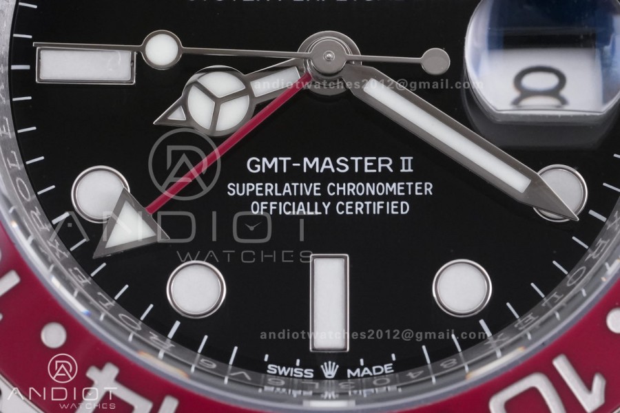 GMT-Master II 126710 BLRO Blue/Red Ceramic ARF Pepsi Best Edition on Jubilee Bracelet DD3285 V3