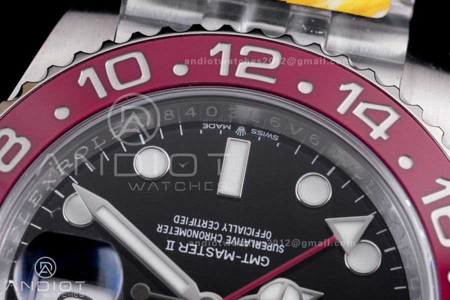 GMT-Master II 126710 BLRO Blue/Red Ceramic ARF Pepsi Best Edition on Jubilee Bracelet DD3285 V3