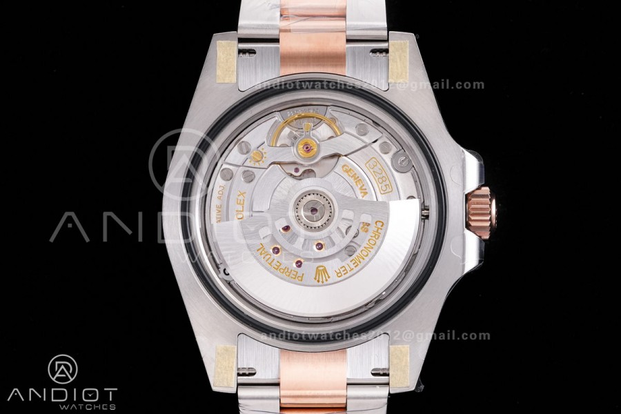 GMT-Master II 126711 CHNR Black/Brown Ceramic ARF Root Beer Best Edition on SS/RG Bracelet DD3285