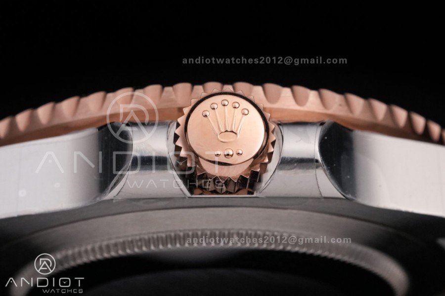 GMT-Master II 126711 CHNR Black/Brown Ceramic ARF Root Beer Best Edition on SS/RG Bracelet DD3285