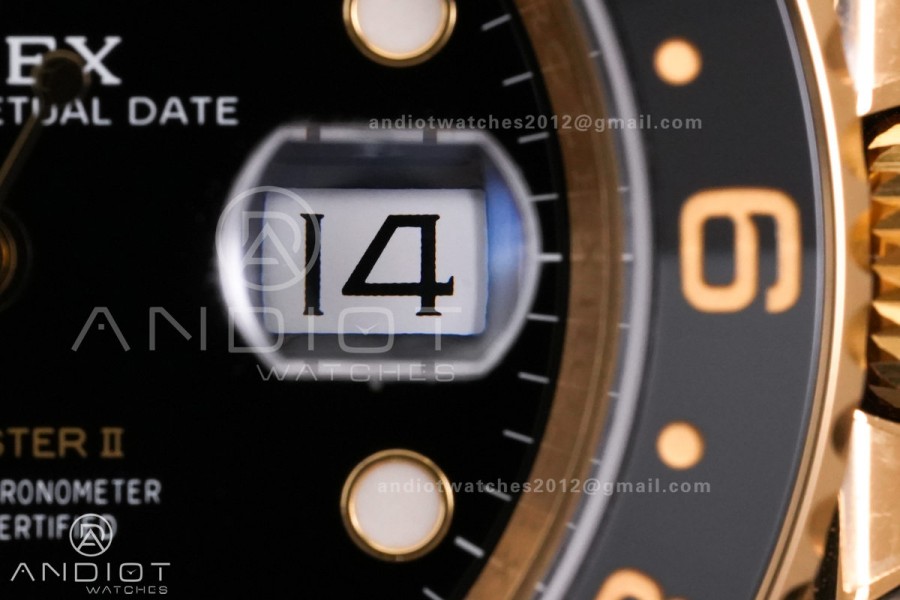 GMT Master II 126718 GRNR ARF 1:1 Best Edition Black Dial on YG Jubilee Bracelet DD3285 CHS