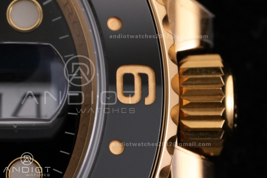 GMT Master II 126718 GRNR ARF 1:1 Best Edition Black Dial on YG Jubilee Bracelet DD3285 CHS