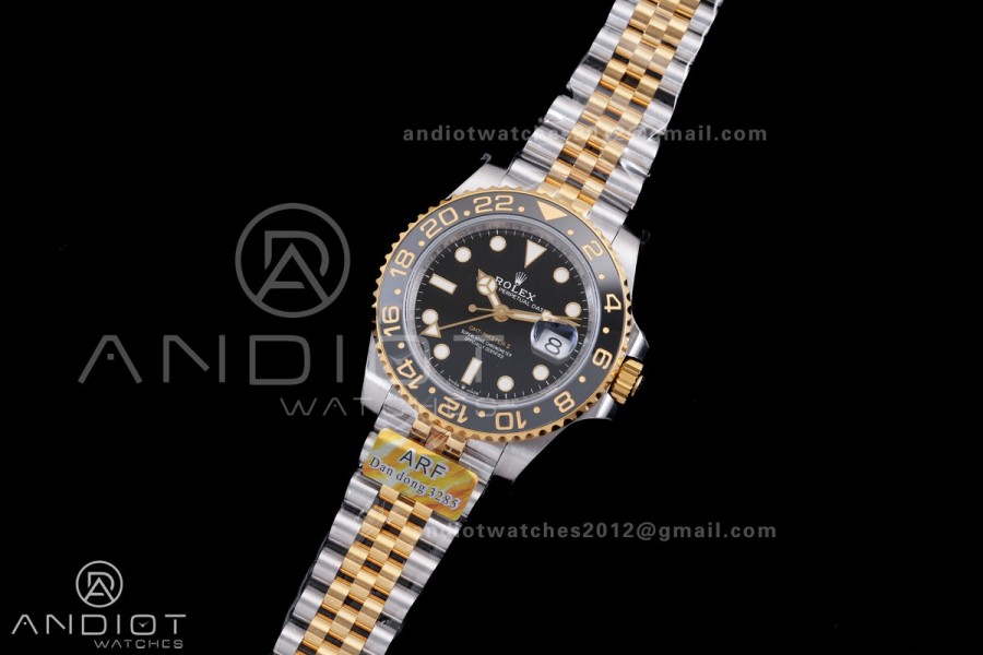 GMT Master II 126713 GRNR ARF 1:1 Zombie Best Edition Black Dial on Jubilee Bracelet DD3285