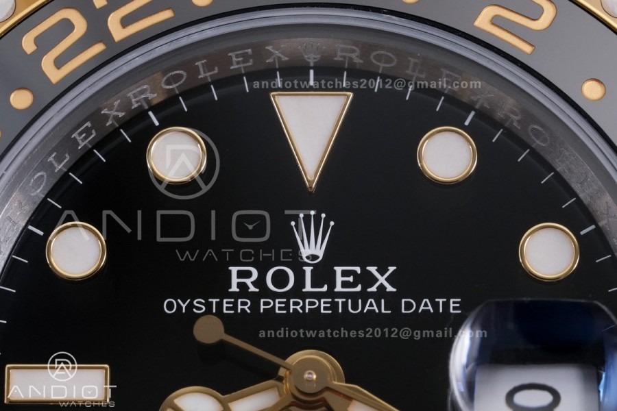 GMT Master II 126713 GRNR ARF 1:1 Zombie Best Edition Black Dial on Jubilee Bracelet DD3285