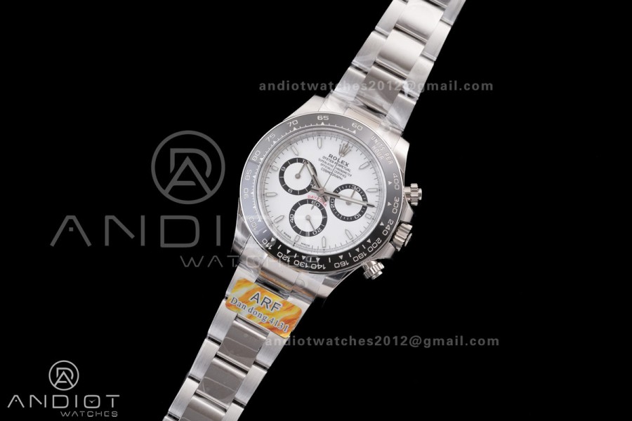 Daytona 126500 ARF 1:1 Best Edition White Dial on SS Bracelet Strap DD4131