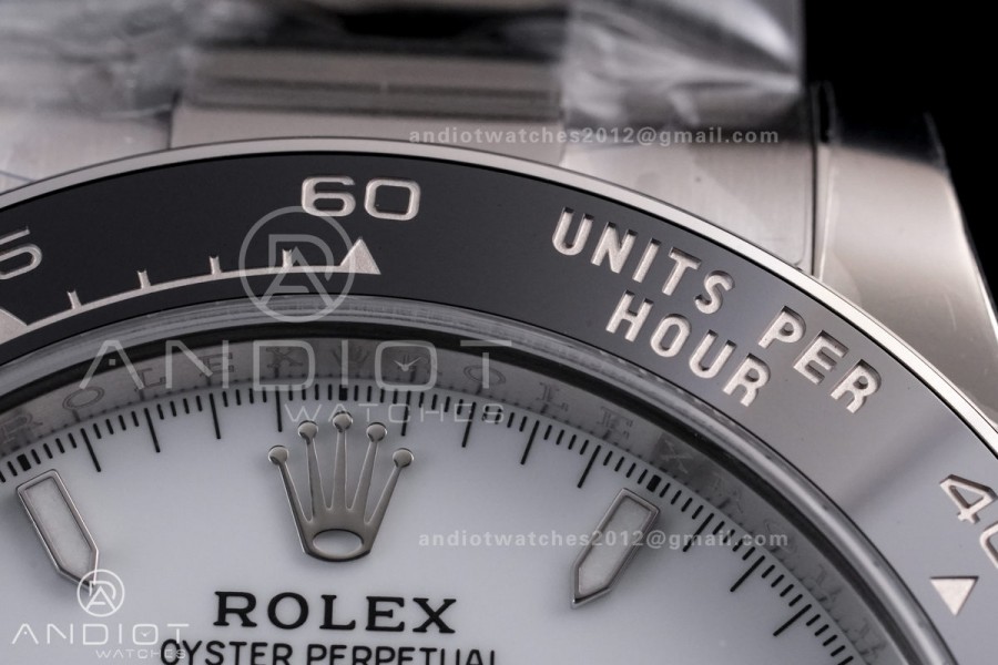 Daytona 126500 ARF 1:1 Best Edition White Dial on SS Bracelet Strap DD4131