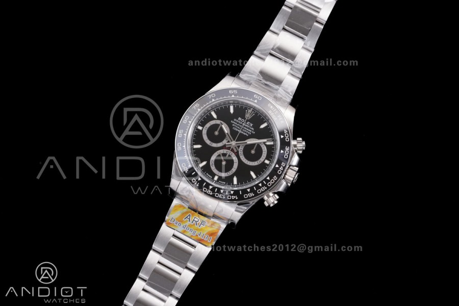 Daytona 126500 ARF 1:1 Best Edition Black Dial on SS Bracelet Strap DD4131