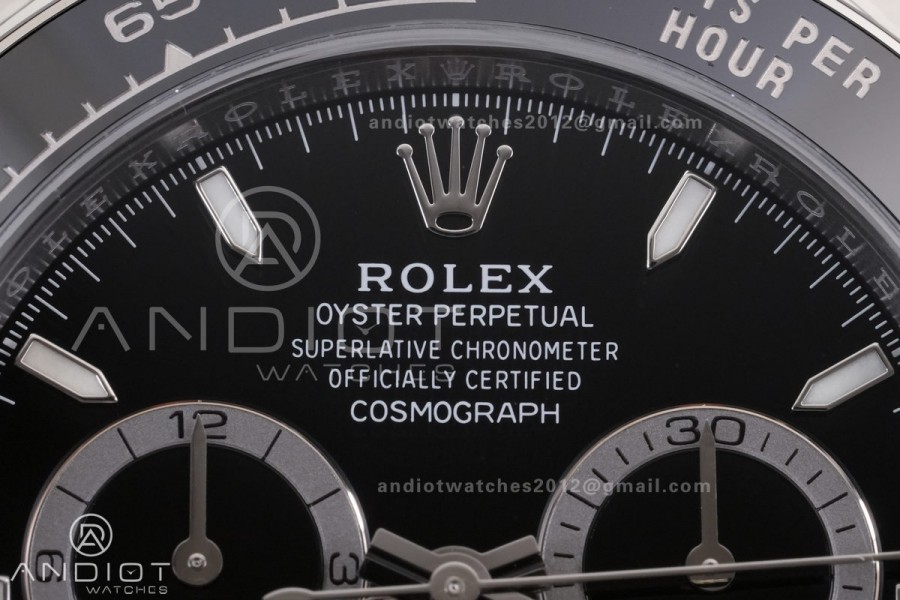 Daytona 126500 ARF 1:1 Best Edition Black Dial on SS Bracelet Strap DD4131