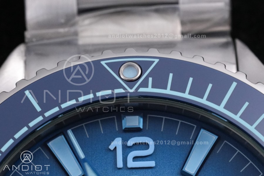 Seamaster 39.5mm VSF 1:1 Best Edition Summer Blue Dial on SS Bracelet SA8800 Super Clone V4