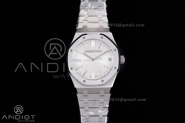 Royal Oak 41mm 15510 SS DDF 1:1 Best Edition Silve...