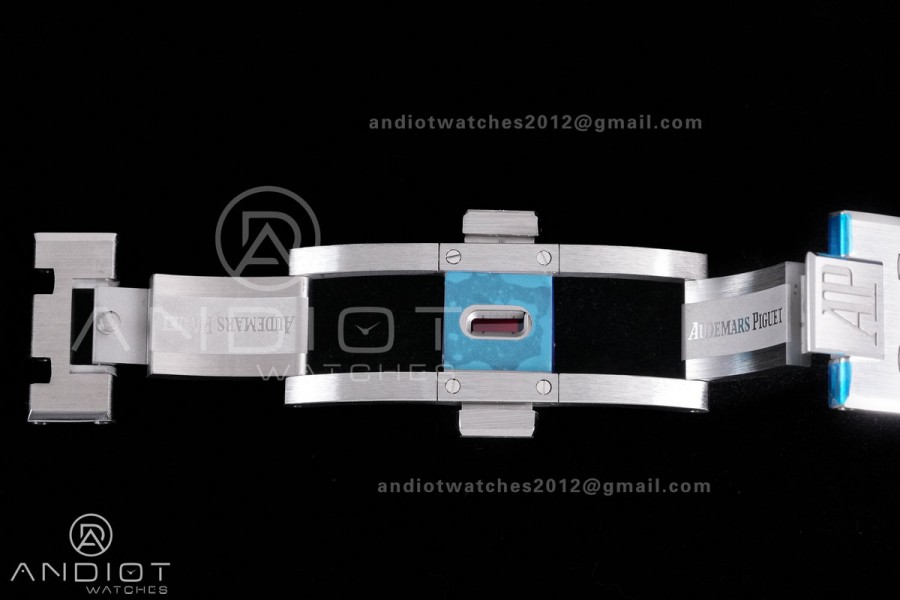 Royal Oak 41mm 15510 SS DDF 1:1 Best Edition Silver Dial on SS Bracelet DD4302 Super Clone