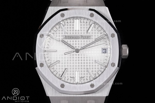 Royal Oak 41mm 15510 SS DDF 1:1 Best Edition Silve...