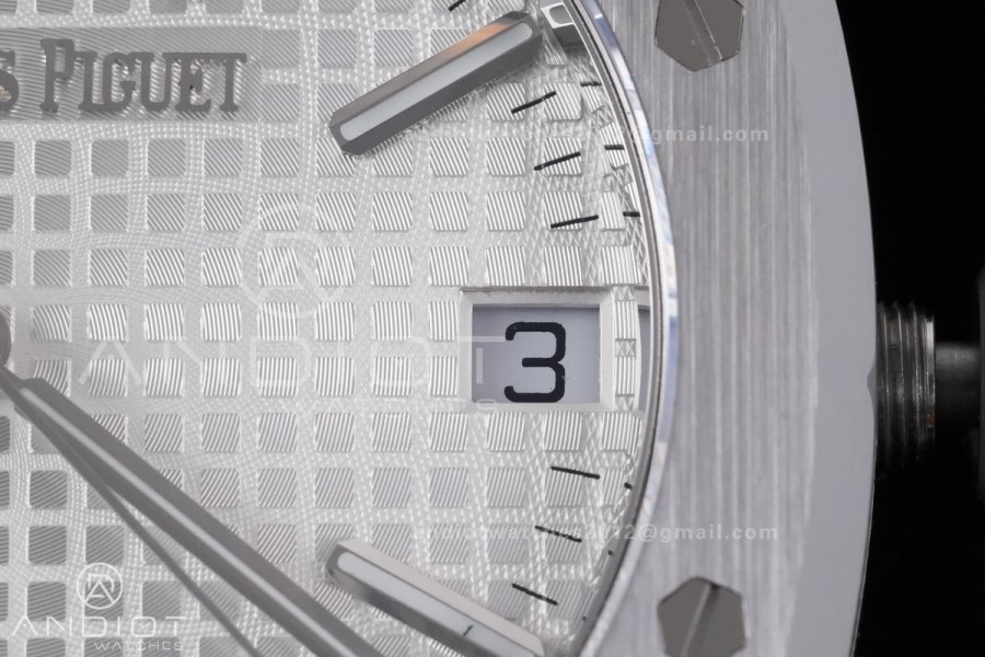 Royal Oak 41mm 15510 SS DDF 1:1 Best Edition Silver Dial on SS Bracelet DD4302 Super Clone