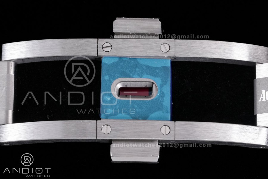 Royal Oak 41mm 15510 SS DDF 1:1 Best Edition Green Dial on SS Bracelet DD4302 Super Clone