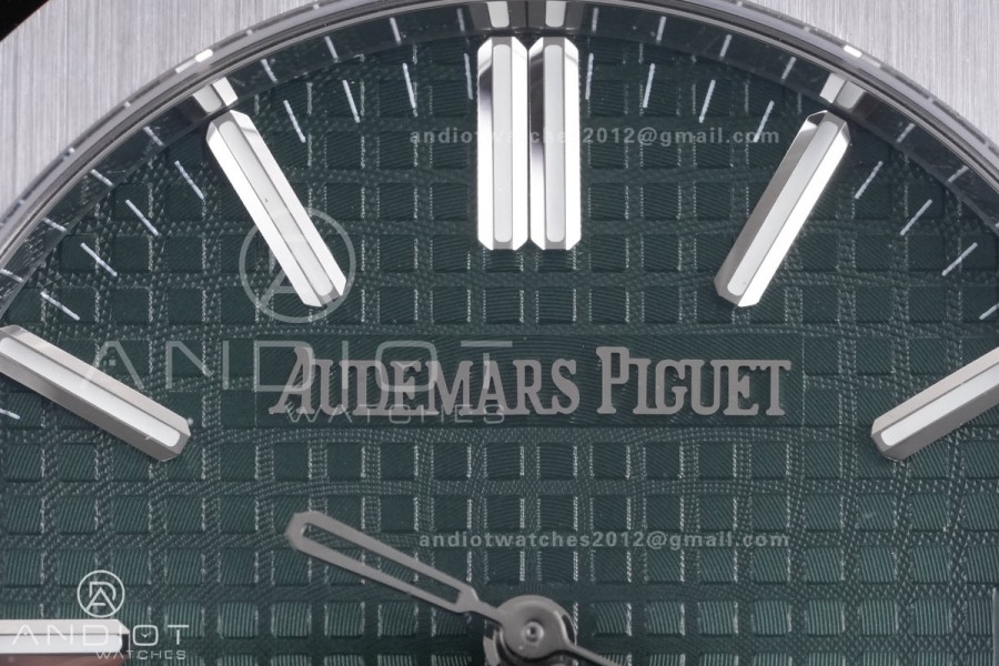 Royal Oak 41mm 15510 SS DDF 1:1 Best Edition Green Dial on SS Bracelet DD4302 Super Clone
