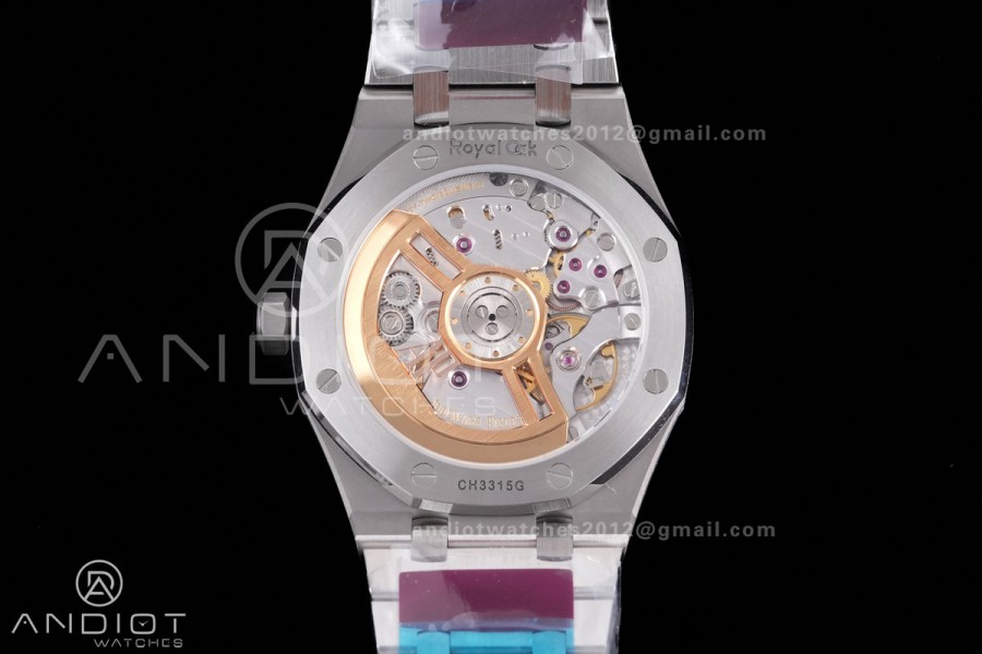 Royal Oak 41mm 15510 SS DDF 1:1 Best Edition Green Dial on SS Bracelet DD4302 Super Clone