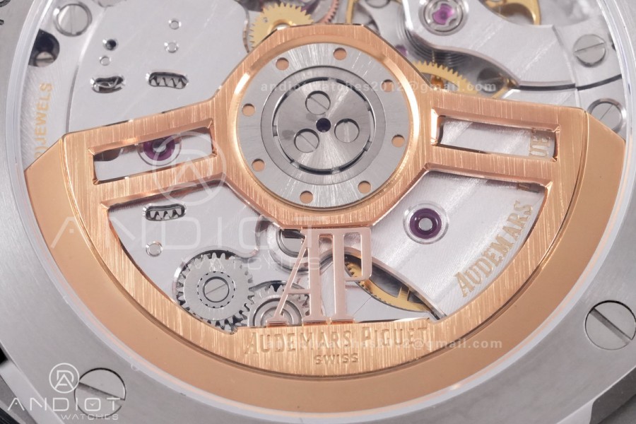 Royal Oak 41mm 15510 SS DDF 1:1 Best Edition Blue Dial on SS Bracelet DD4302 Super Clone