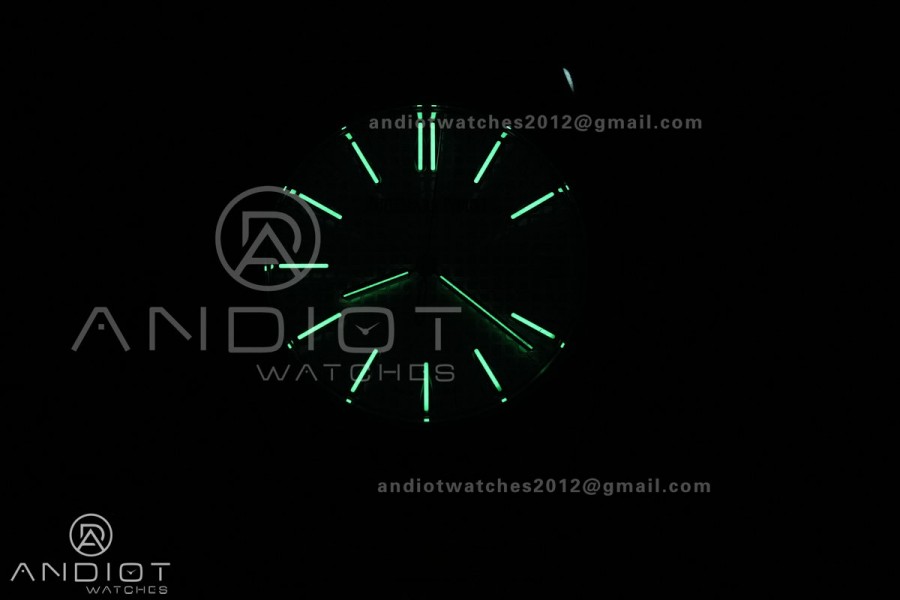 Royal Oak 41mm 15510 SS DDF 1:1 Best Edition Blue Dial on SS Bracelet DD4302 Super Clone