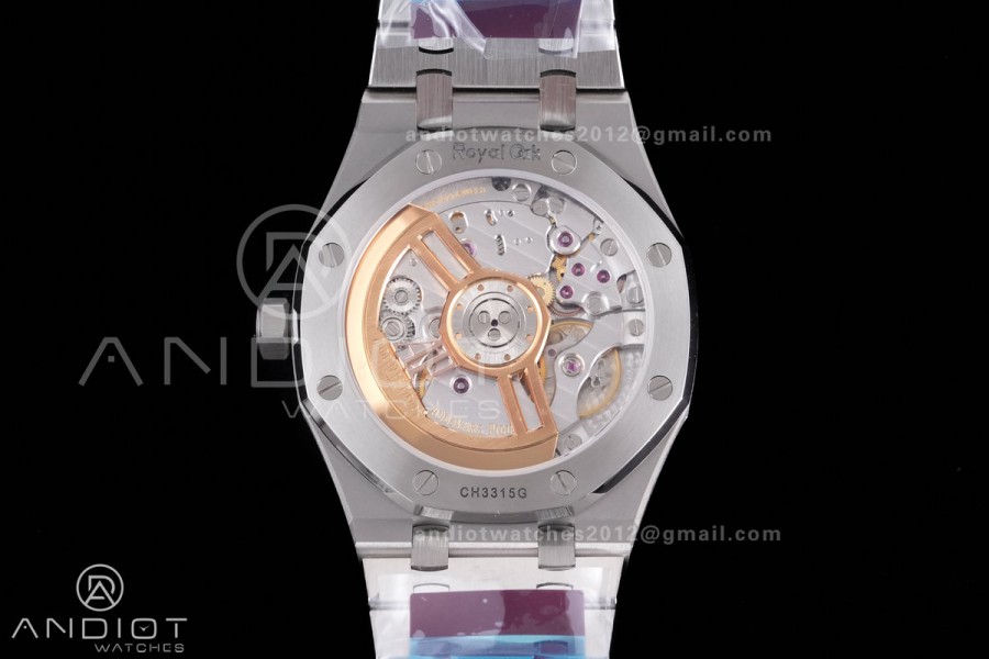 Royal Oak 41mm 15510 SS DDF 1:1 Best Edition Blue Dial on SS Bracelet DD4302 Super Clone