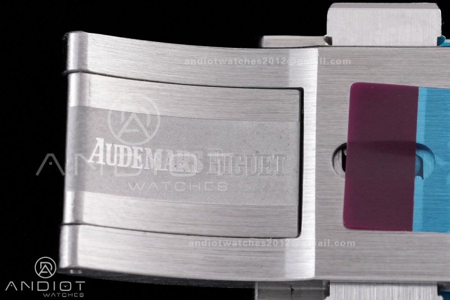 Royal Oak 41mm 15510 SS DDF 1:1 Best Edition Black Dial on SS Bracelet DD4302 Super Clone