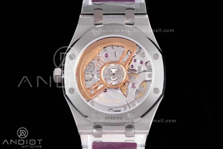 Royal Oak 41mm 15510 SS DDF 1:1 Best Edition Black Dial on SS Bracelet DD4302 Super Clone